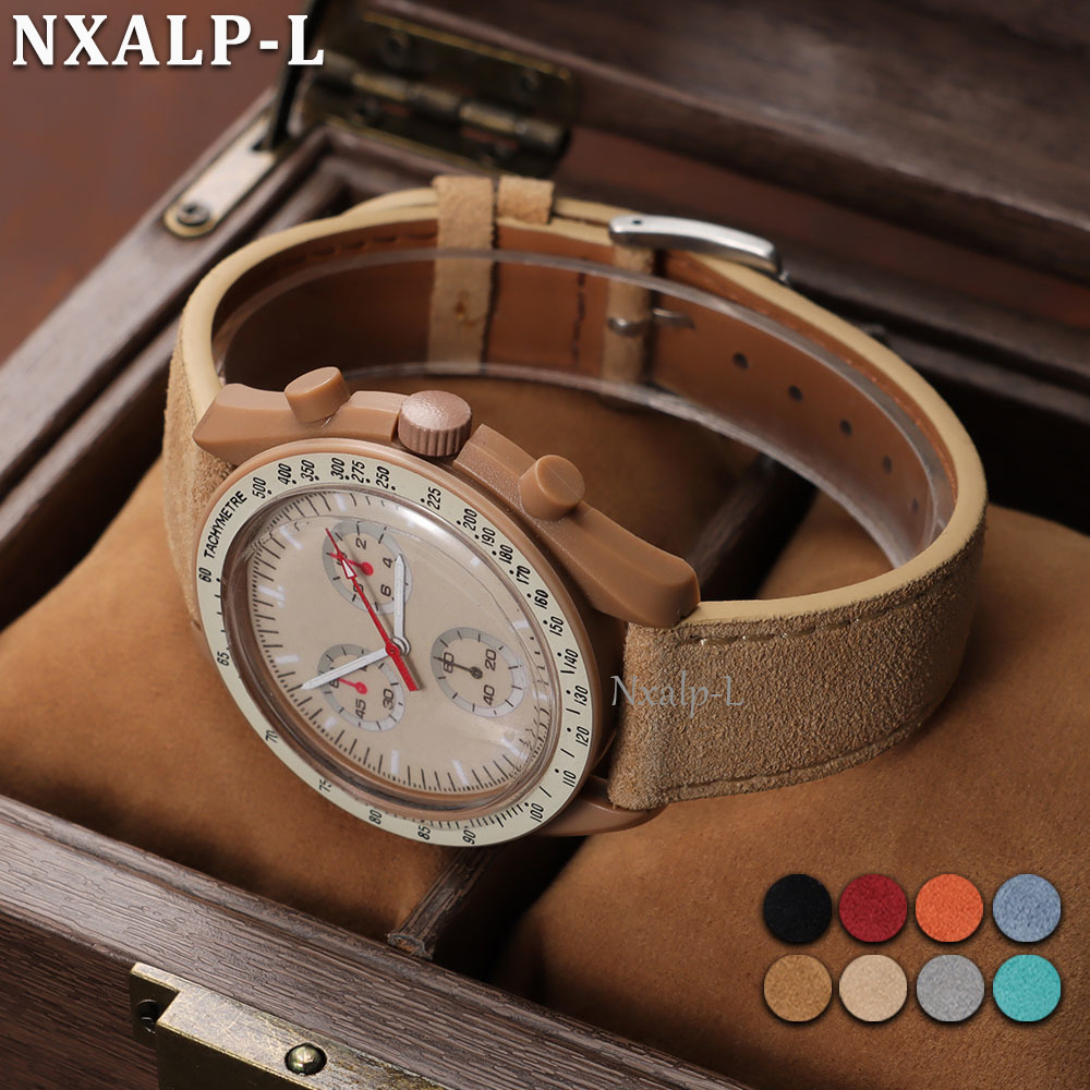 Suede Strap Watch - Винтажный замшевый ремешок из мягкой воловьей