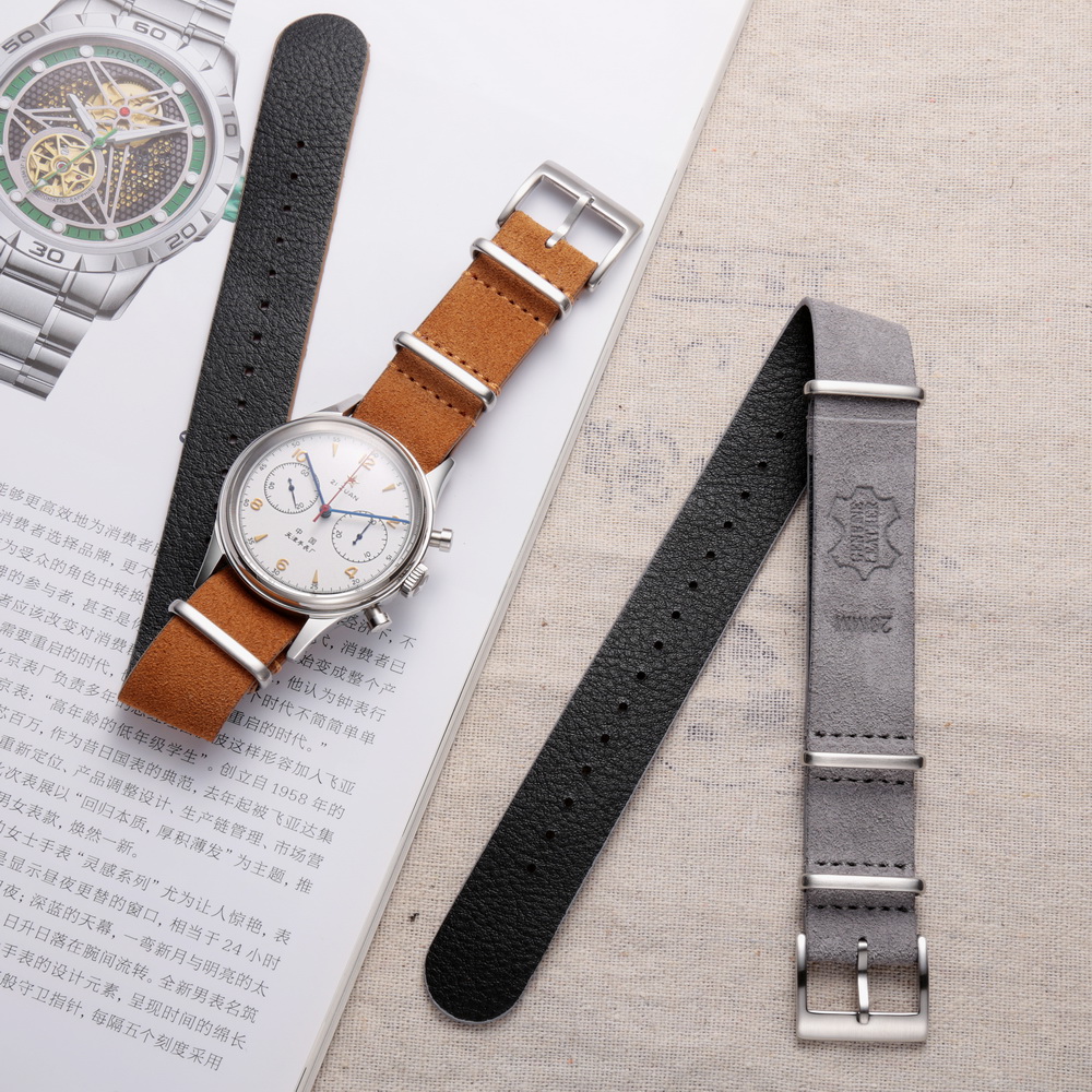 Suede Strap Watch - Ремешок HEMSUT из натуральной кожи для
