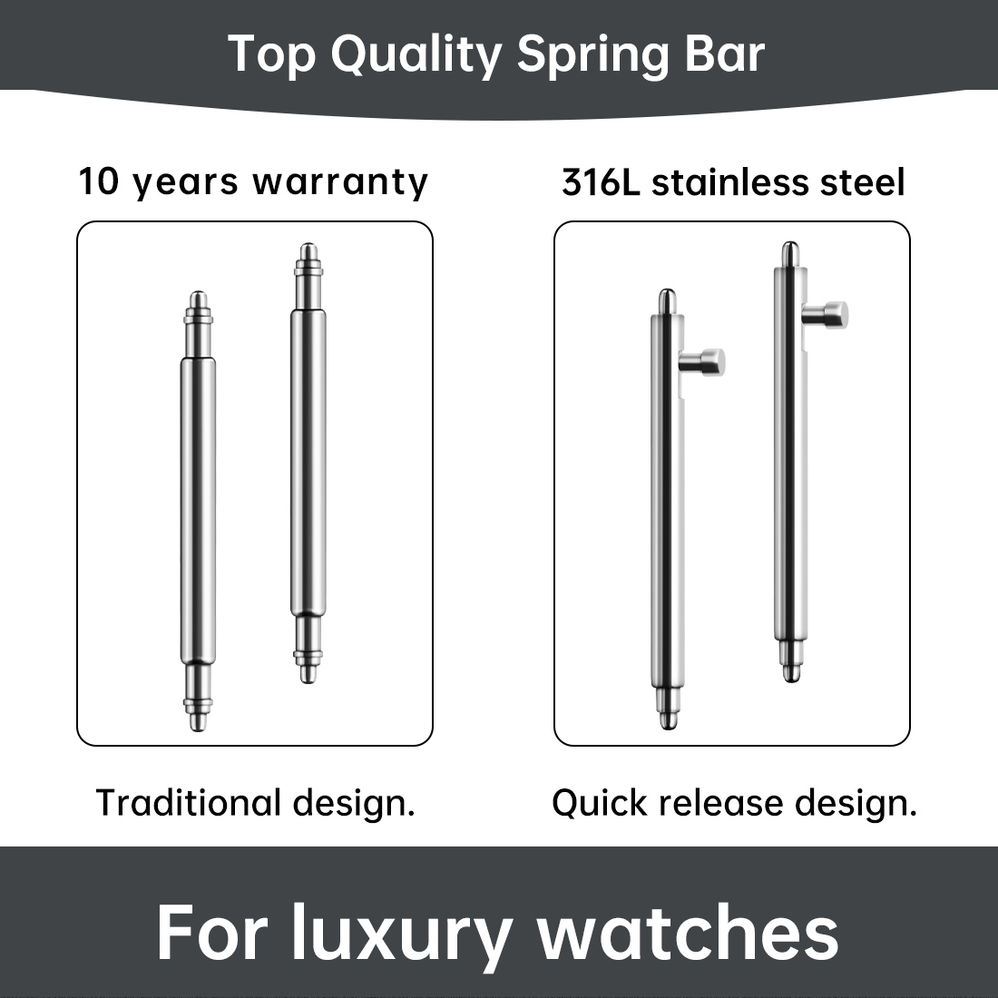 Быстросъемная пружина для часо – обзор и цена Curved Spring Bar