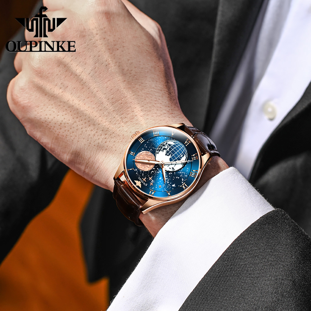 Мужские часы OUPINKE 3177 с ри – обзор и цена Omega Watch Constellation