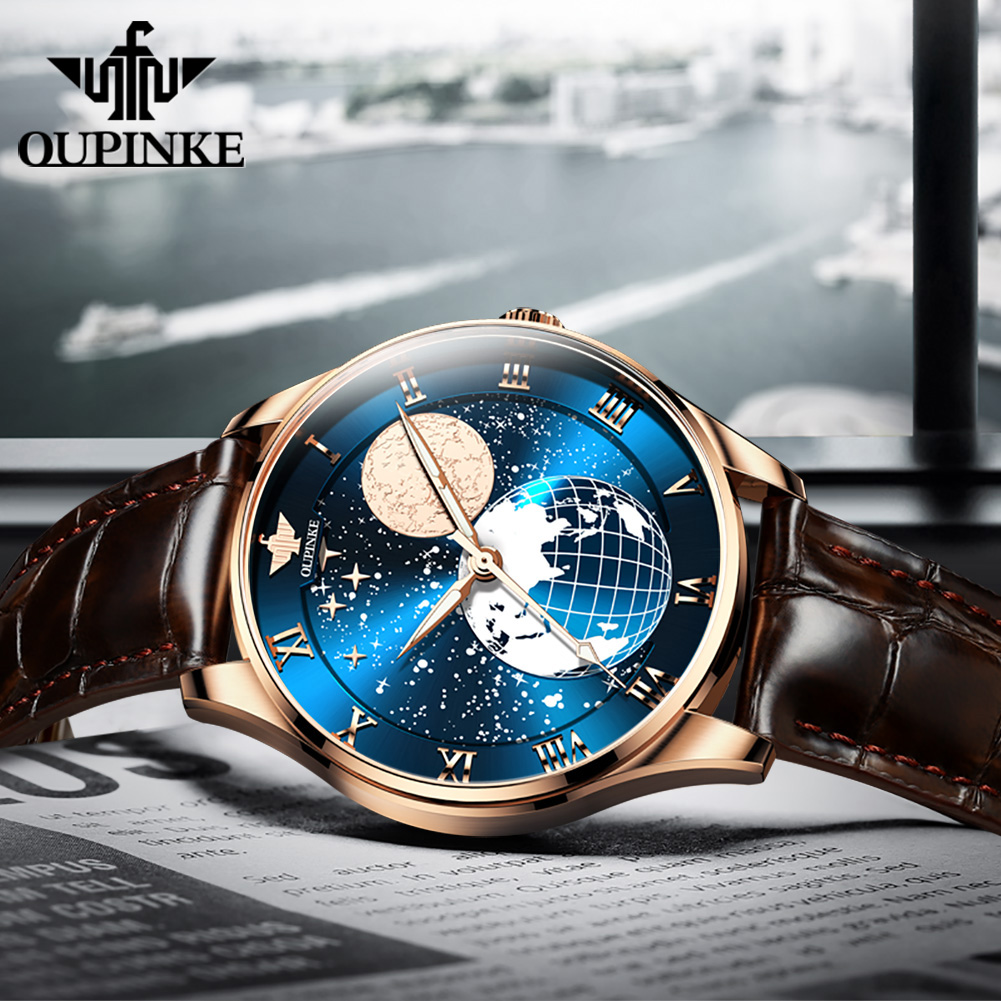 Мужские часы OUPINKE 3177 с ри – обзор и цена Omega Watch Constellation