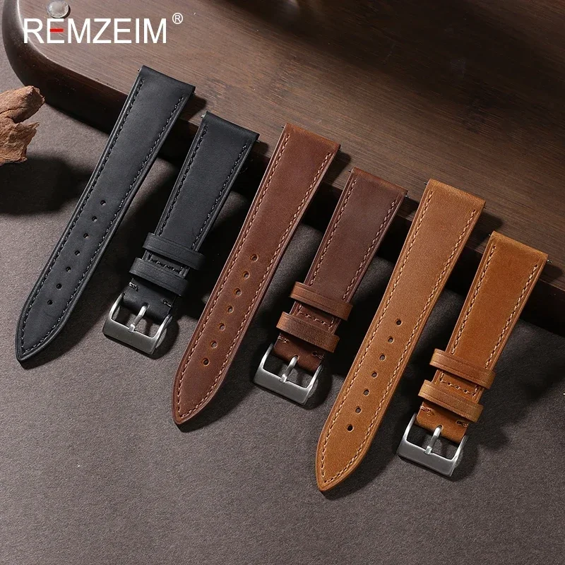 Ремешок из кожи Крейзи Хорс, б – обзор и цена Suede Strap Watch