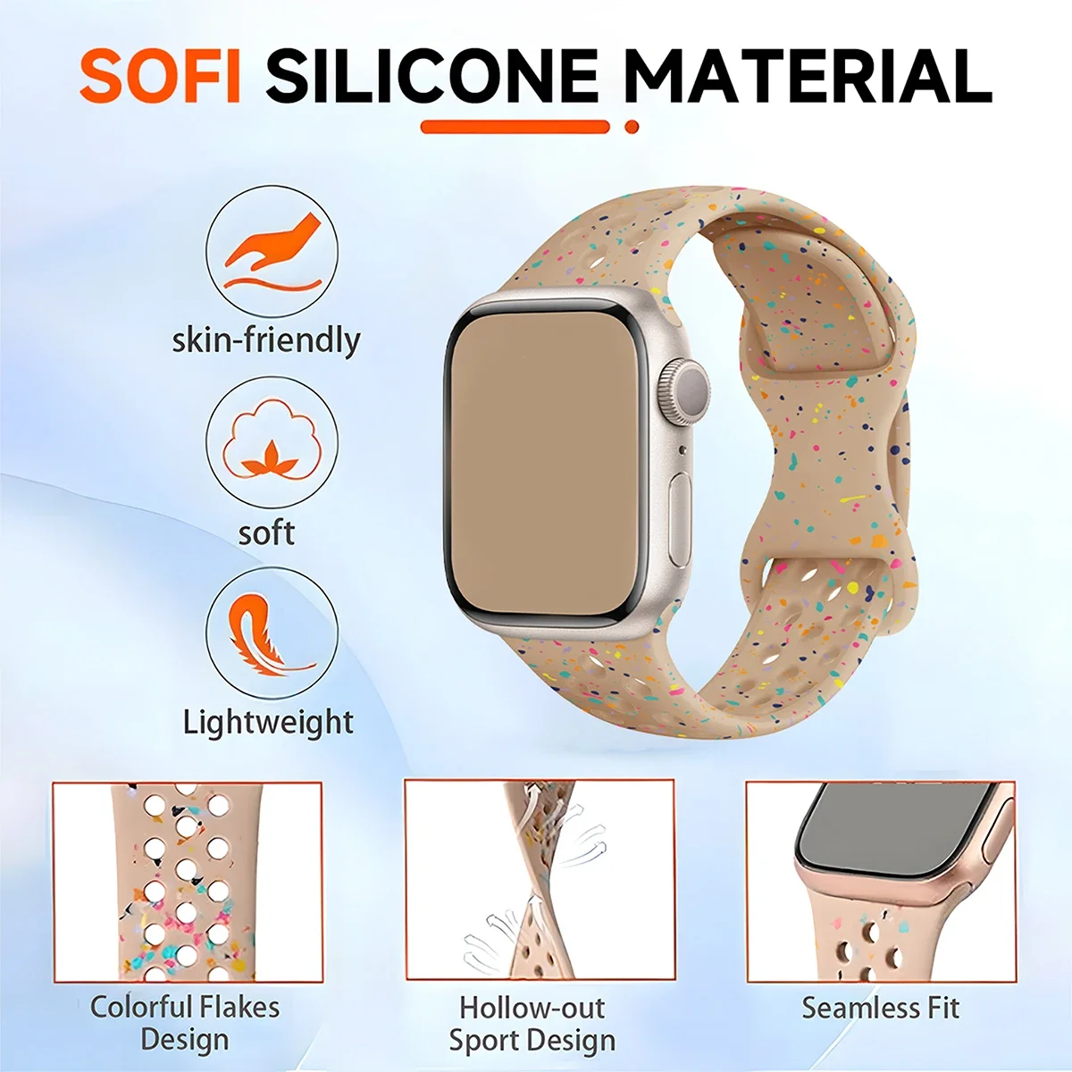 Спортивный силиконовый ремешок – обзор и цена Milanese Loop Magnetic