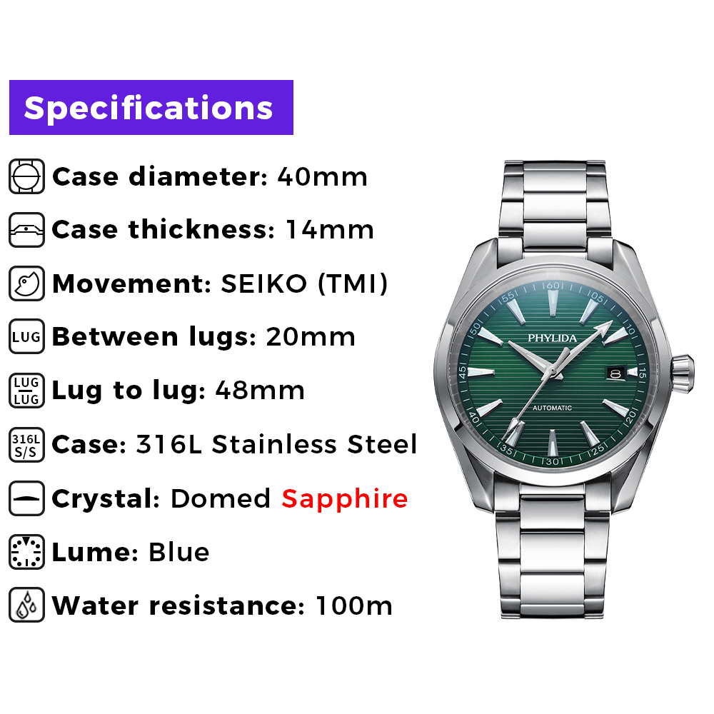 PHYLIDA Новые автоматические ч – обзор и цена Seiko Watch Presage